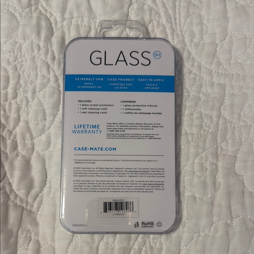 Case-Mate Tempered Glass Screen Protector-New - Picture 2 of 2
